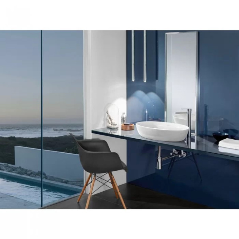 VilleroyBoch Artis Раковина накладная 610*420*125h, без отв. под смеситель, без перелива, TitanCeram, цвет альпийский белый