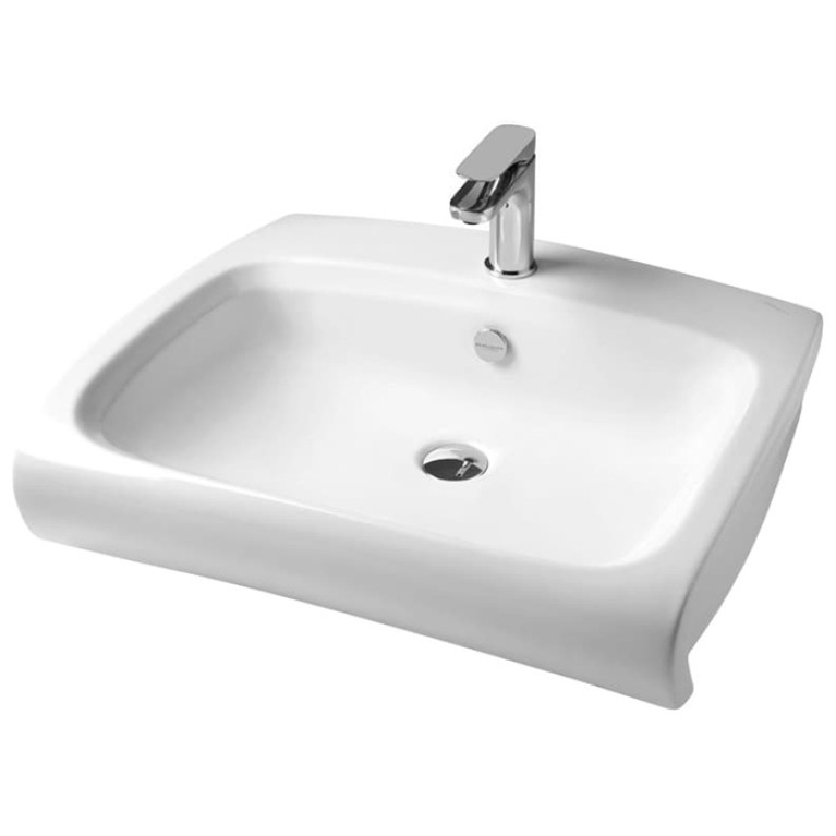 Artceram/Hidra HI-LINE Раковина подвесная/накладная 60х50см, с 1 отв под смеситель, цвет белый