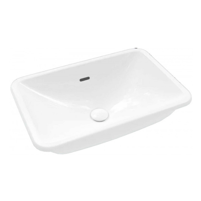 VilleroyBoch LoopFriends Раковина встр. под столешницу 540*340*190, с переливом, CeramicPlus, цвет альпийский белый