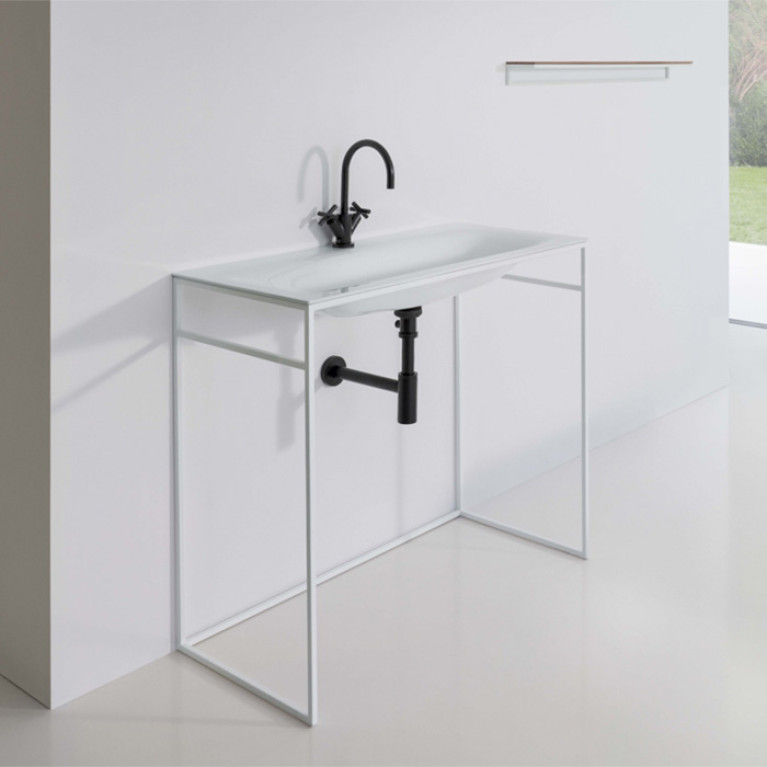 BETTELUX SHAPE Раковина встраиваемая  60х49,5х9 см, c 1 отв.под смесит. без пер.. с креп. цвет белый для рамы Q010