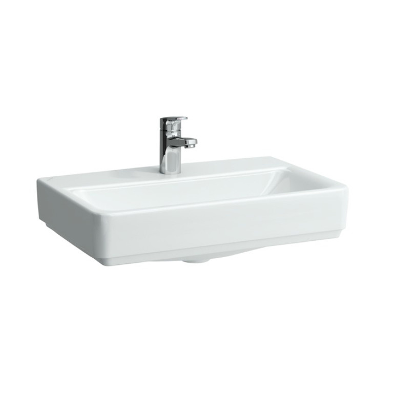 Laufen PRO S раковина, укороченная, для установки на поверхность, 550x380x95 мм, с 1 отв для смес по центру, белый