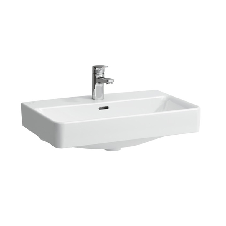 LAUFEN PRO S Раковина 550х46.5х95 мм., подвесная/на столешницу, с 1 отв для смесителя, с переливом, цвет белый