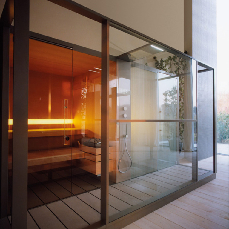 Effegibi Logica Spa СаунаХаммам 373x171h217см, в нишу, цвет: Stone