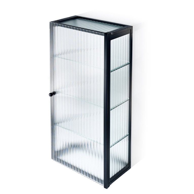 Decor Walther Glas S 3 Шкафчик подвесной 35x19x40см, цвет: черный матовый ЗАКАЗ ПО ЗАПРОСУ