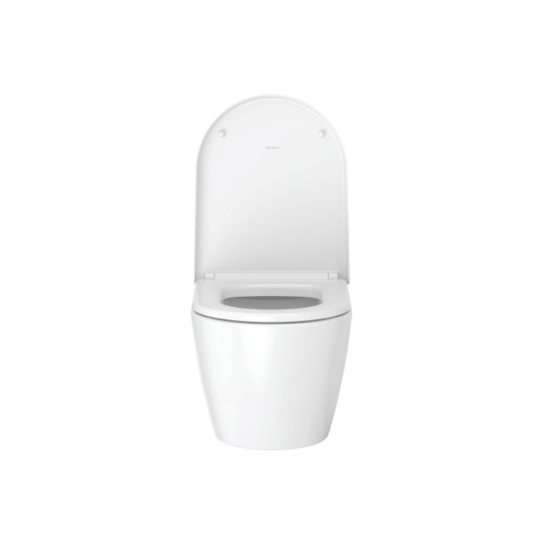 Duravit Me by Starck Сиденье для унитаза, с микролифтом, петли нерж сталь, цвет внутри-белый, снаружи-белый шелковисто-матовый