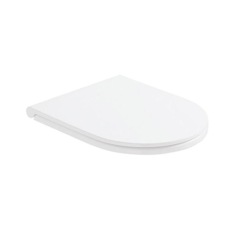 GLOBO Forty3 Сиденье быстросъемное для унитаза FOS04/FOS06/FO003, duroplast, цвет белый/хром, микролифт