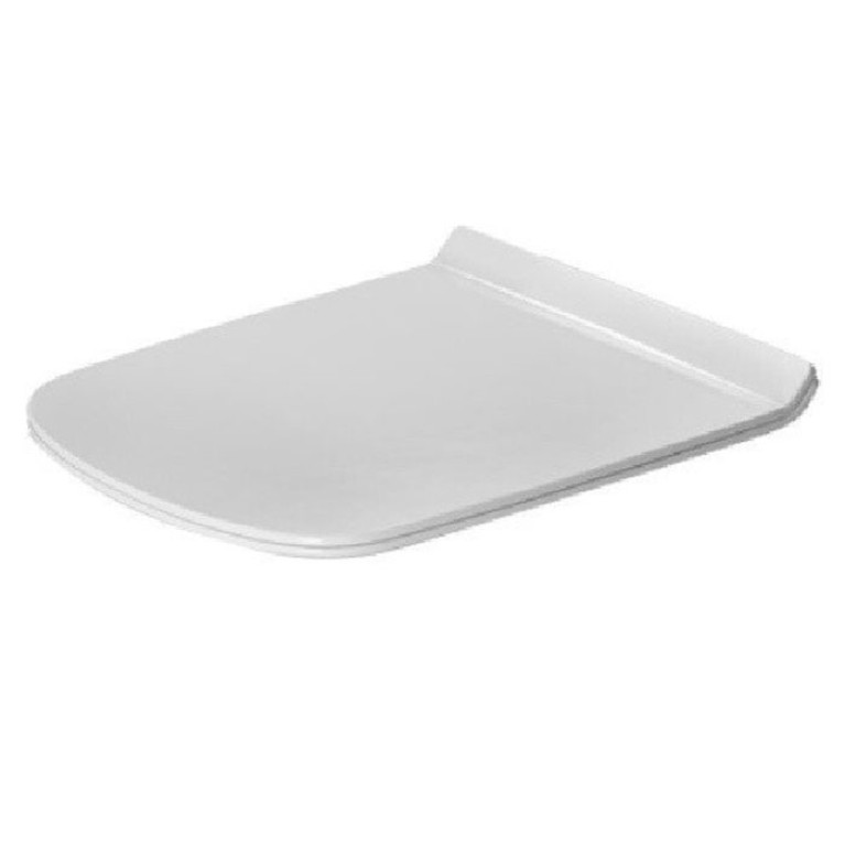 Duravit DuraStyle Сиденье для удлиненного унитаза (253709, 254209) цвет белый, петли нерж сталь. без микролифта  (Спец.цена из наличия)