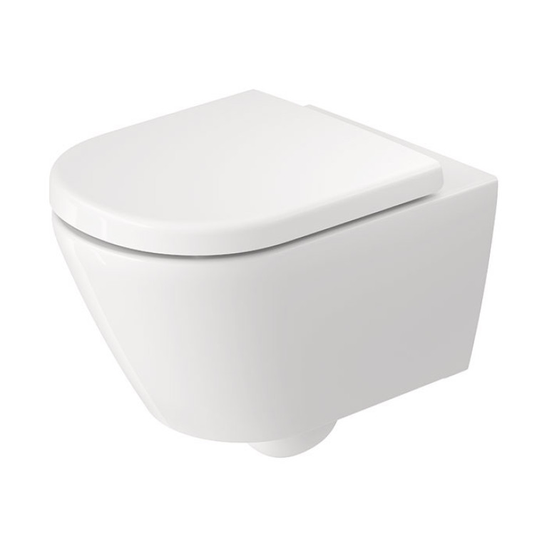 Duravit D-Code Унитаз подвесной, 540х370 мм, безободковый, цвет: белый (СПЕЦЦЕНА с нашего склада)