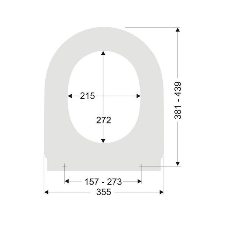 Duravit Starck 2  Сиденье для  унитаза , (для 253309, 212909)  петли сталь, микролифт, цвет: белый