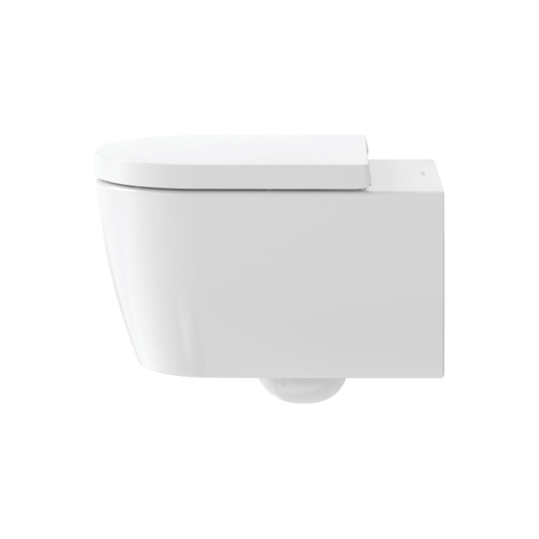 Duravit Me by Starck Сиденье для унитаза, с микролифтом, петли нерж сталь, цвет внутри-белый, снаружи-белый шелковисто-матовый