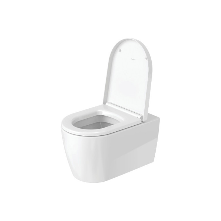 Duravit Me by Starck Сиденье для унитаза, с микролифтом, петли нерж сталь, цвет внутри-белый, снаружи-белый шелковисто-матовый