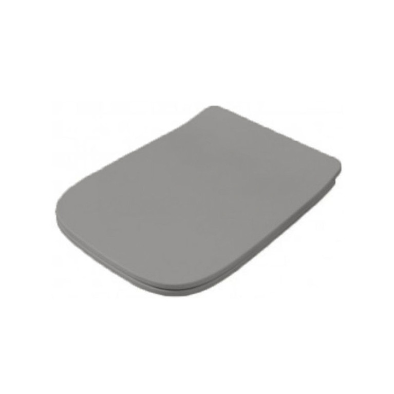 Artceram A16 Сиденье для унитаза с микролифтом, цвет: grigio oliva, петли: хром