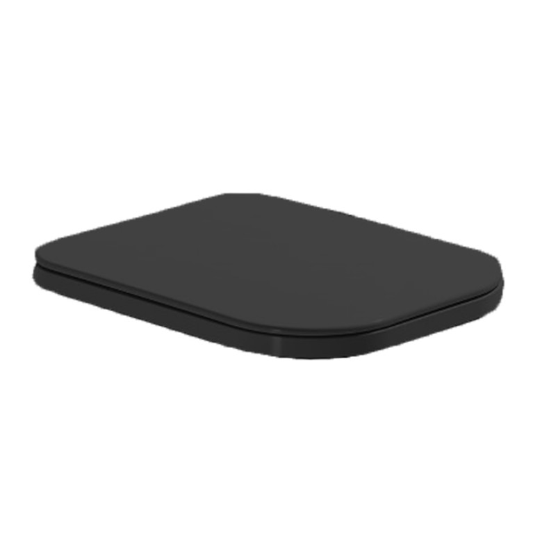 Simas Henges Сиденье для унитаза быстросъемное, с микролифтом, цвет черный глянцевый , петли хром