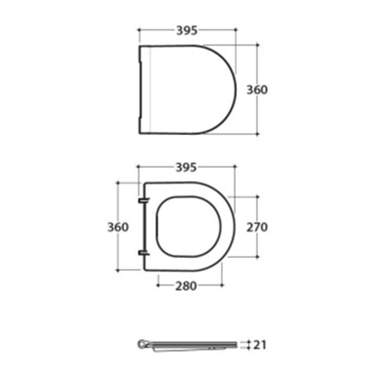 GLOBO Forty3 Сиденье быстросъемное для унитаза FOS04/FOS06/FO003, duroplast, цвет белый/хром, микролифт