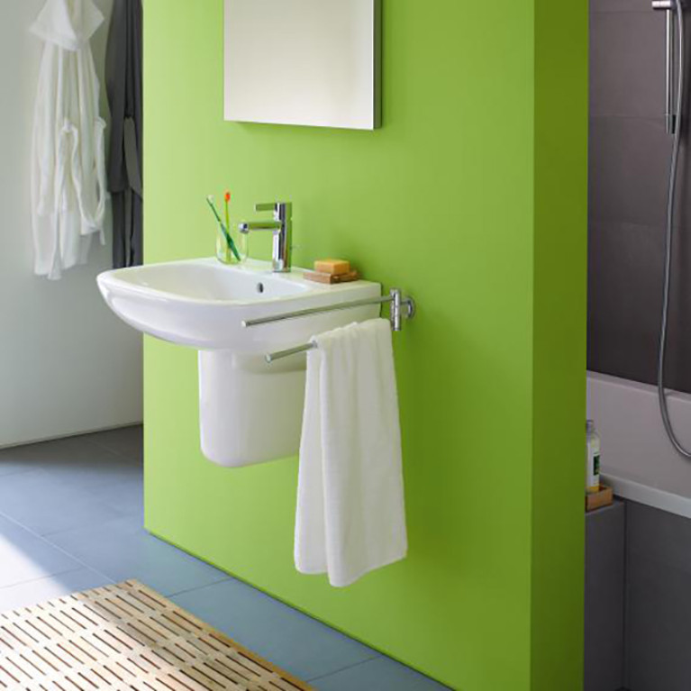 Duravit  D-CODE Полупьедестал для раковин D-Code. Полупьедестал D-Code для умывальников 07054500002/07484500002, крепление к стене в комплекте