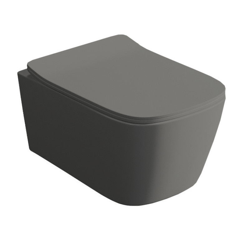 Artceram A16 Унитаз подвесной Reel - смыв TORNADO 36х52 см, цвет grigio olivia/покрытие Saniglaze (НЕ ПРОИЗВОДИТСЯ!)