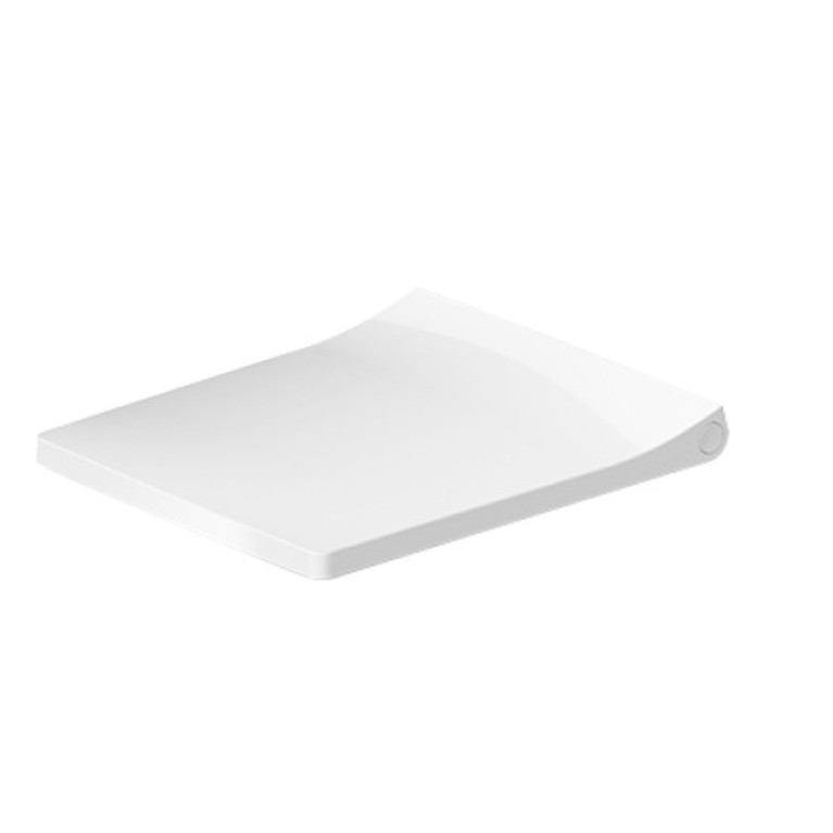 Duravit Viu Сиденье для компактного унитаза 257309 (без микролифта), петли: нерж. сталь, цвет: белый