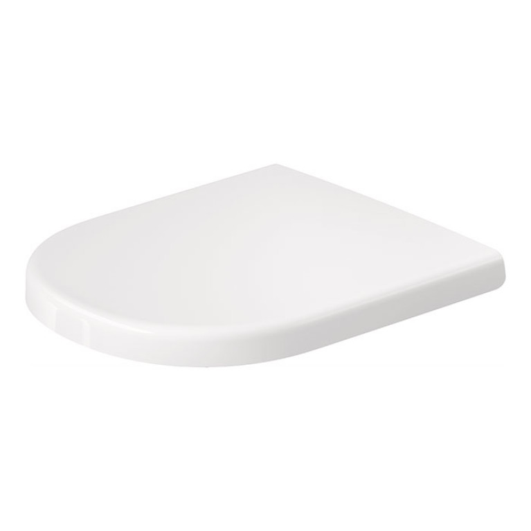Duravit D-Code Сиденье для унитаза, петли: нержавеющая сталь, с микролифтом, цвет: белый (СПЕЦЦЕНА с нашего склада)