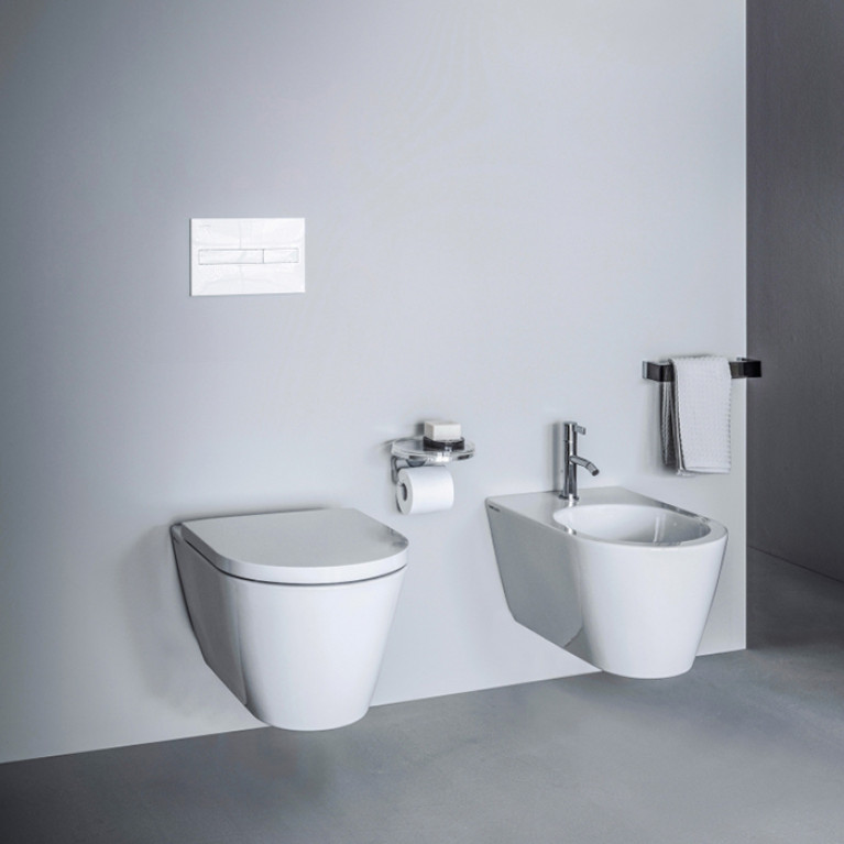 Laufen Kartell Сиденье с крышкой для  с микролифтом, съемное, цвет белый глянец