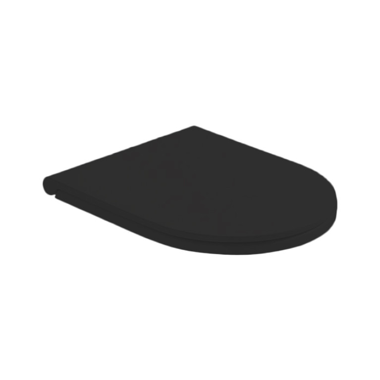 GLOBO Forty3 Сиденье быстросъемное для унитаза FOS04/FOS06/FO003, duroplast, цвет nero opaco/хром, микролифт  (Снято с пр-ва)