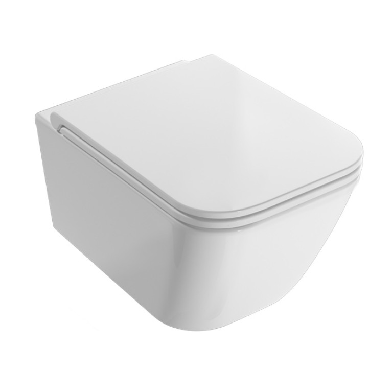 GLOBO Stone Сиденье для унитазов 52см STS03/ST004/STS05/ST002, цвет белый (микролифт)