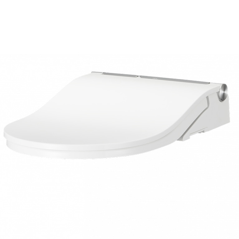 TOTO WASHLET RW  Сиденье 579*391*108мм, с дистанционным управлением и автосмывом, для унитаза CW542/CW563,  цвет: белый/отделка серебро
