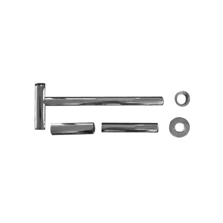 Duravit Сифон дизайнерский для раковины 1/4 с удлиненной трубой, цвет: хром (Спец.цена из наличия)