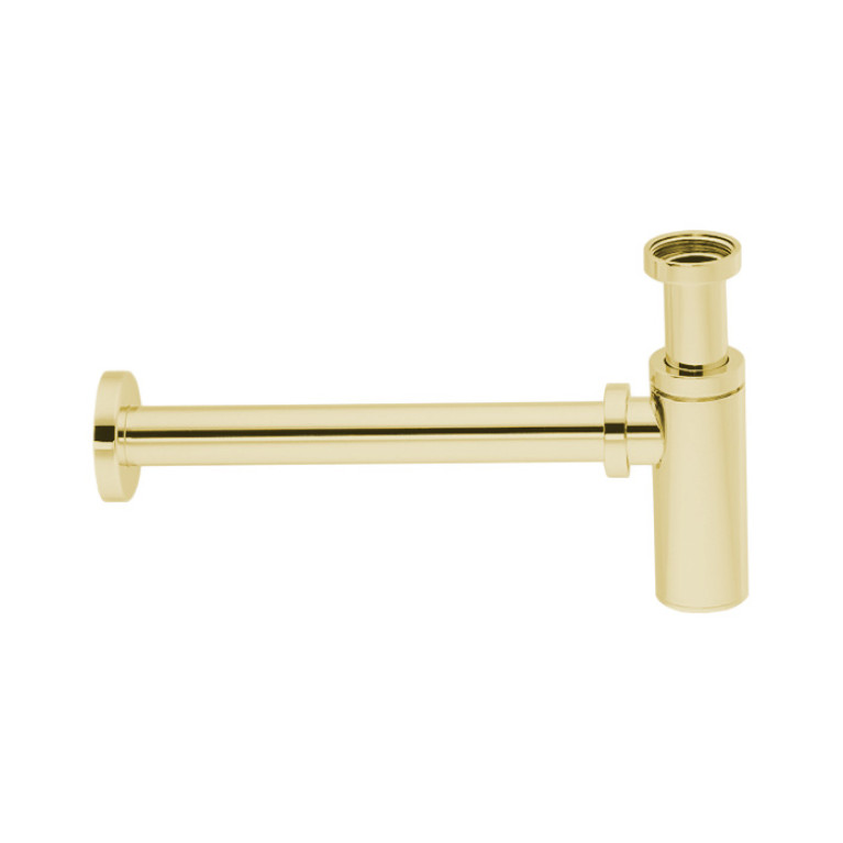 Gattoni Accessori Сифон под донный клапан 1/1,4 - цилиндрический, для раковины, цвет золото