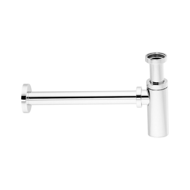 Gattoni Accessori Сифон под донный клапан 1/1,4 - цилиндрический, для раковины, цвет хром