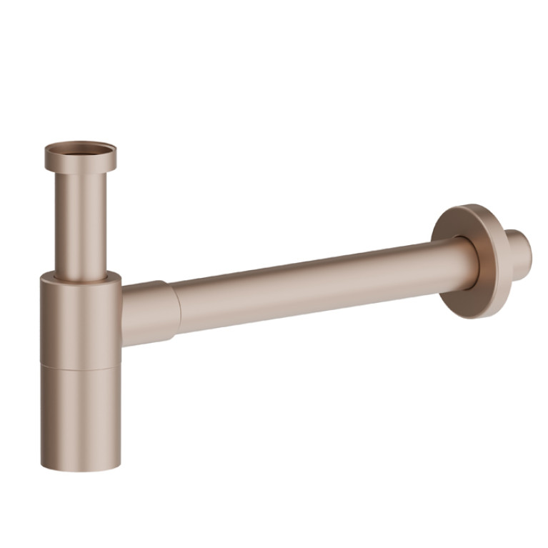 Newform  Сифон для раковины, регулируемый по высоте  D=32 мм - длина=300 мм, цвет: copper satin