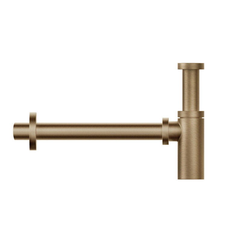 GESSI Сифон для раковины, круглый, цвет warm bronze brushed pvd