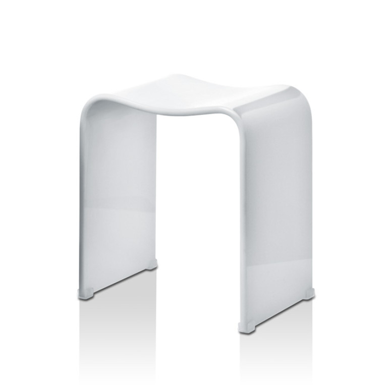 Decor Walther DW 80 Табурет 40x30x46см, акрил, цвет: белый