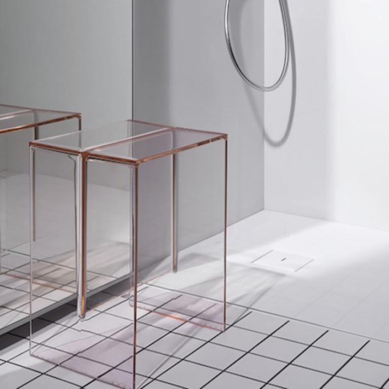 Laufen Kartell Табурет, 330х280х465мм, пластик, цвет: пудровый розовый