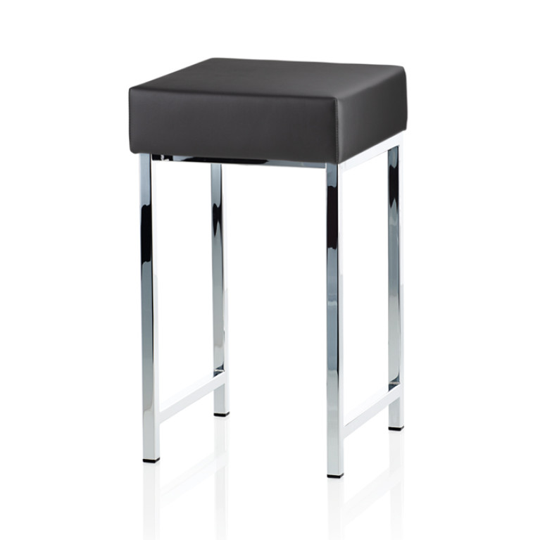 Decor Walther DW 64 Табурет 30x30x52cм, цвет: хром / черный