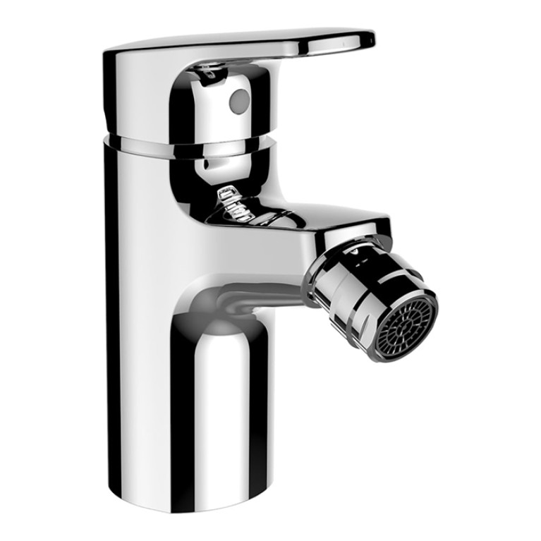 Laufen Citypro смеситель для биде однорычажный, фиксированный излив 96 мм, с донным клапаном, цвет хром