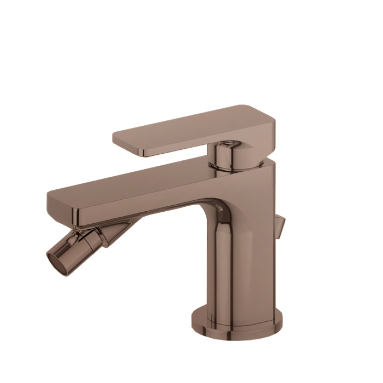 Newform B-Easy Смеситель для биде с донным клапаном, цвет: copper glossy