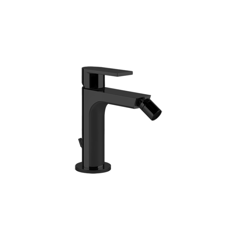 Gessi Emporio Via manzoni Смеситель для биде с донным клапаном и соединительными шлангами, цвет: Black XL