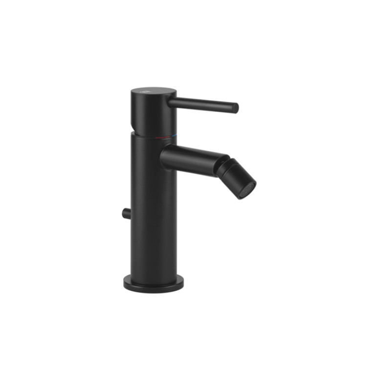 Gessi Emporio Via tortona Смеситель для биде с донным клапаном и соединительными шлангами, цвет: Black XL