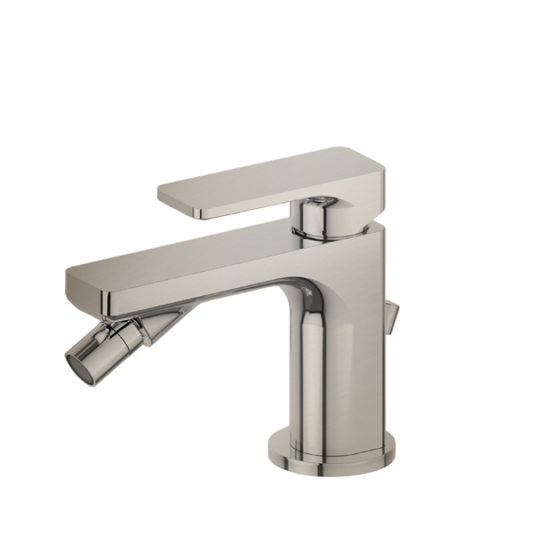 Newform B-Easy Смеситель для биде с донным клапаном, цвет: titanium satin