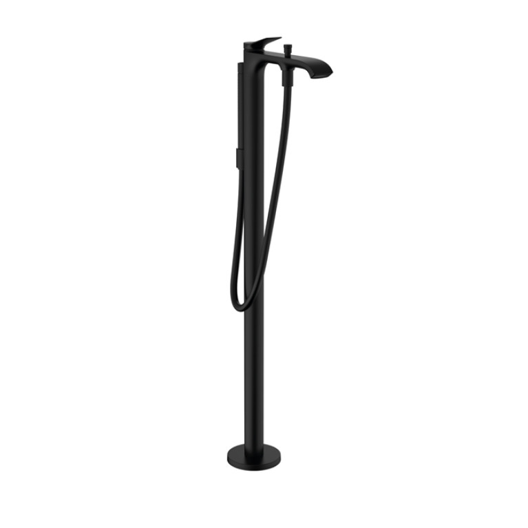 HANSGROHE VIVENIS Смеситель для ванны наполньный, с ручной лейкой, цвет черныц матовый