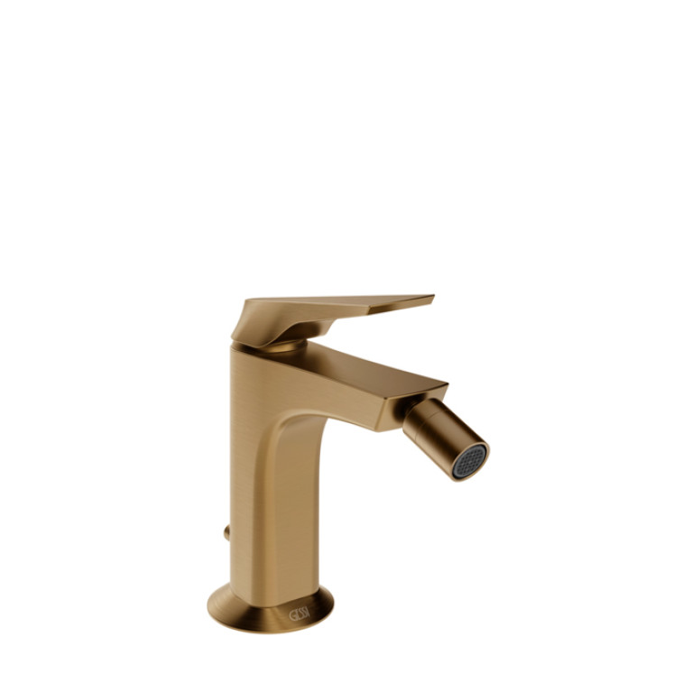 GESSI  VENTAGLIO Смеситель для биде с донным клапаном и соединительными шлангами, цвет: Warm Bronze Br PVD