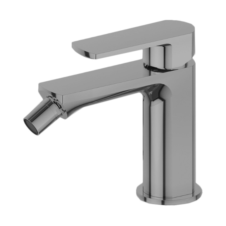 Newform Haka Смеситель для биде без донного клапана, цвет: PVD brushed stainless steel