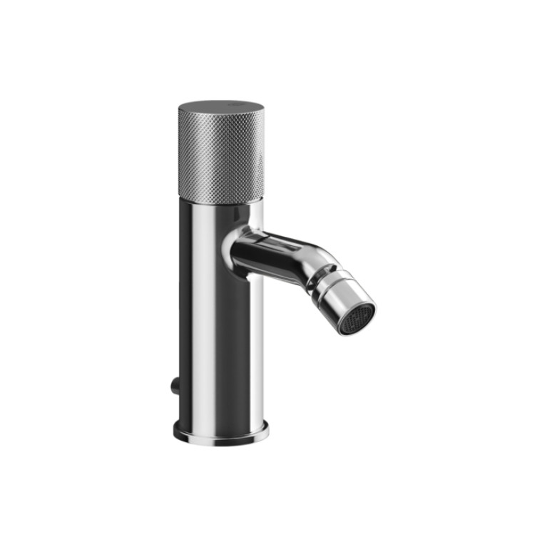 GESSI HABITO DIAMANTATO Смеситель для биде на 1 отверстие, однорычажный, в комплекте с донным клапаном, цвет хром