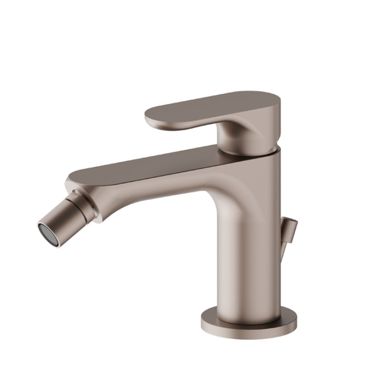 Newform Linfa II Смеситель для биде с донным клапаном, цвет: copper glossy