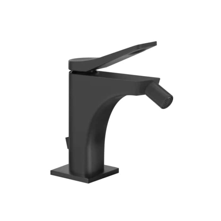 GESSI Rilievo Смеситель для биде на 1 отв., с донным клапаном излив 114мм, цвет: nero XL