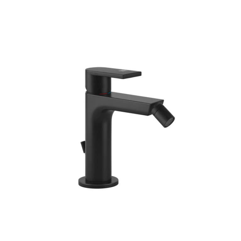 Gessi Emporio Via manzoni Смеситель для биде с донным клапаном и соединительными шлангами, цвет: Black XL