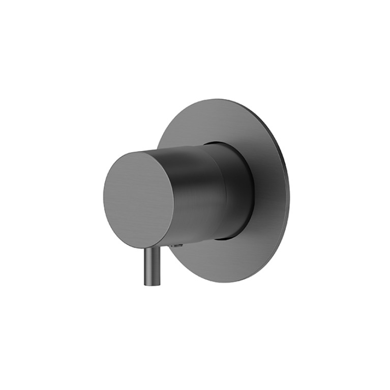 Newform X-Steel 316 Наружная часть для переключателя/запорного вентиля (для 27892/27893) цвет: PVD Brushed gun metal