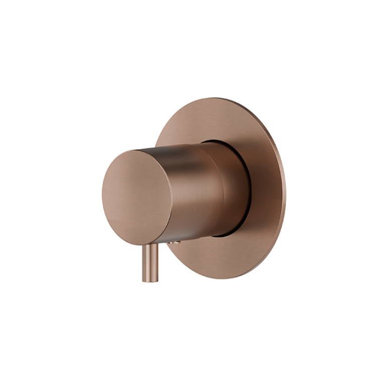 Newform X-Steel 316 Наружная часть для переключателя/запорного вентиля (для 27892/27893) цвет:  PVD Brushed copper bronze