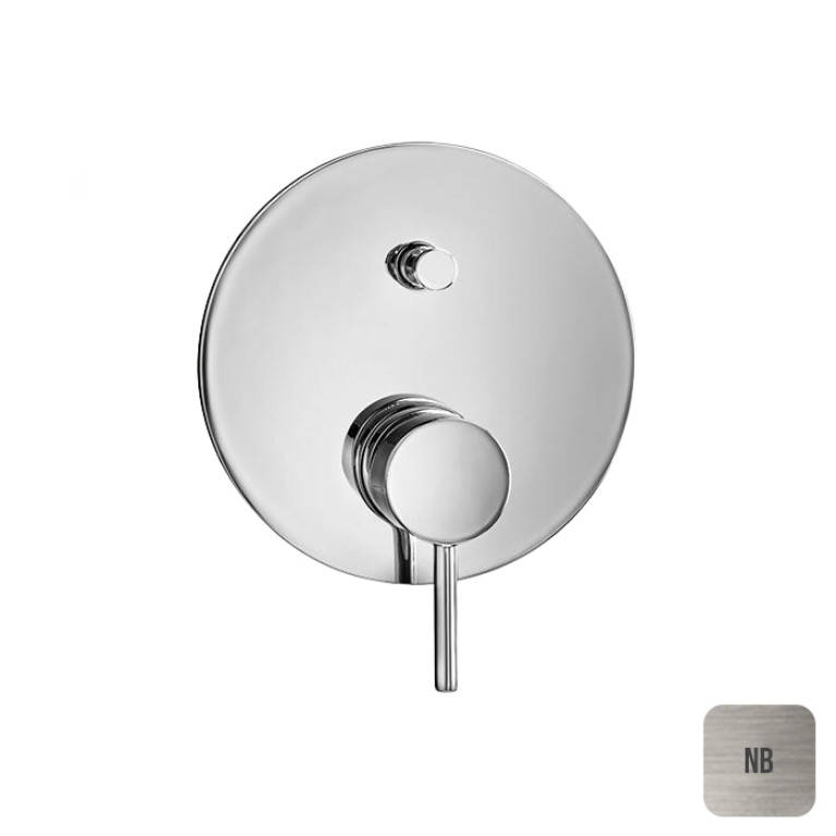 Almar ROUND CORE Внешняя часть смесителя на 2 потребителя, Brushed Nickel