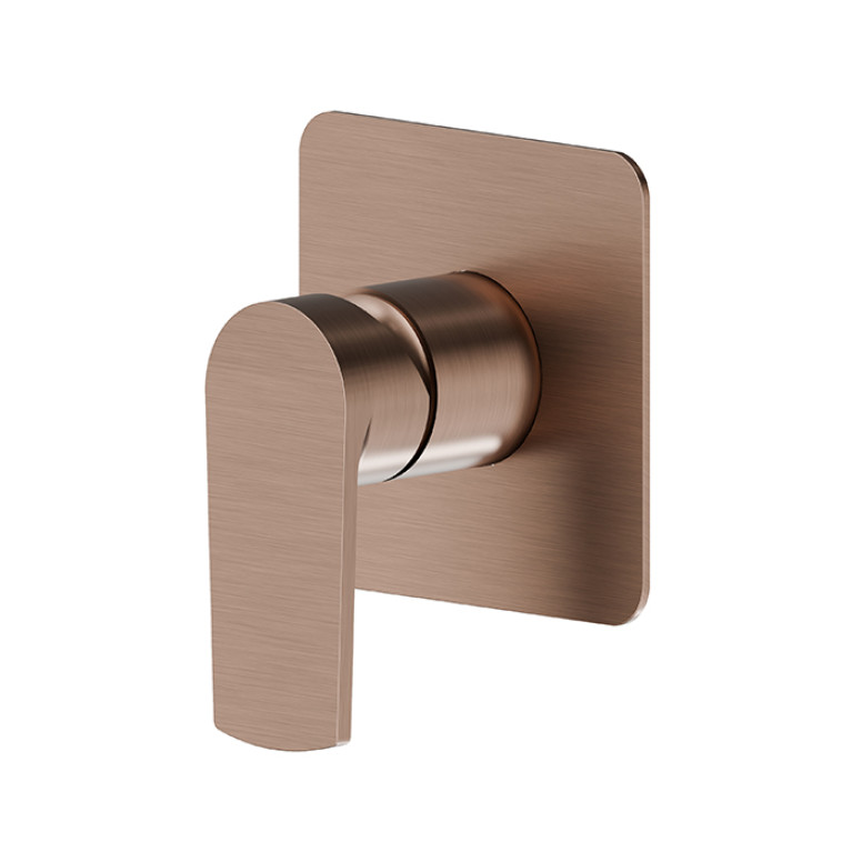Newform Haka Внешняя часть механического смесителя на 1 поток, цвет: PVD brushed copper bronze
